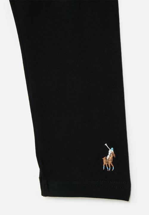 POLO - Core girls megan cropped legging - black