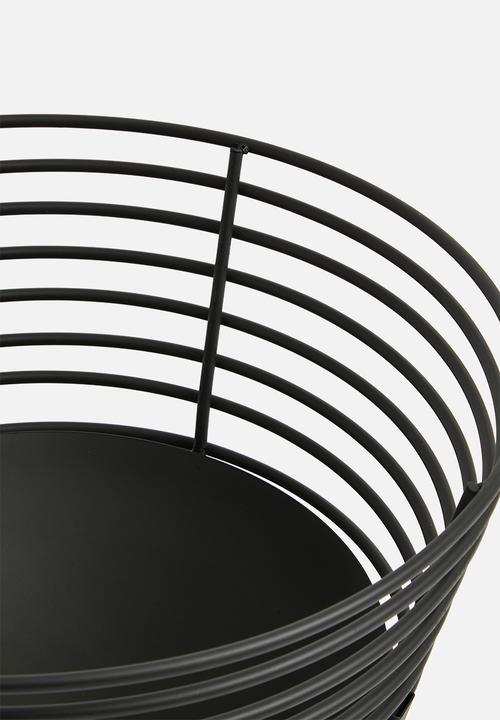 H&S - Nest fire pit - black