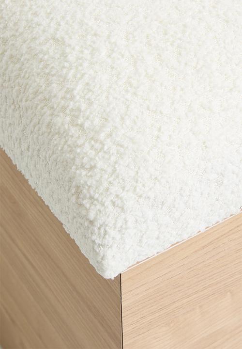 Sixth Floor - Lindo storage ottoman - natural