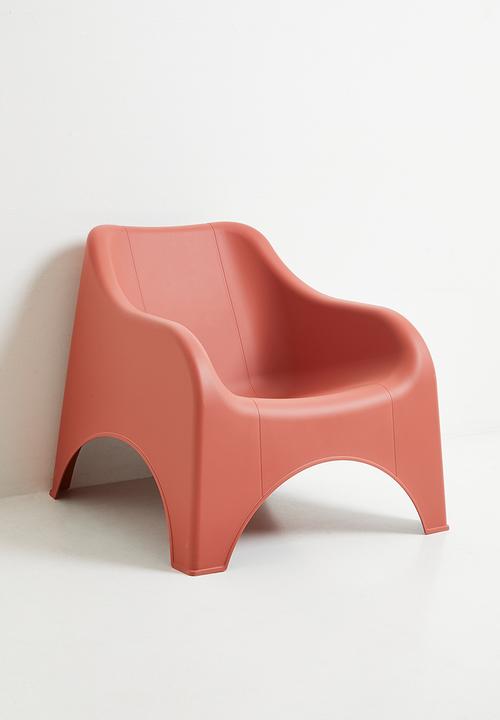 H&S - Nuvola outdoor lounge chair - rust