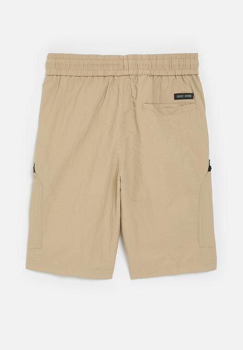SOVIET - Boys fashion nylon short - new khaki