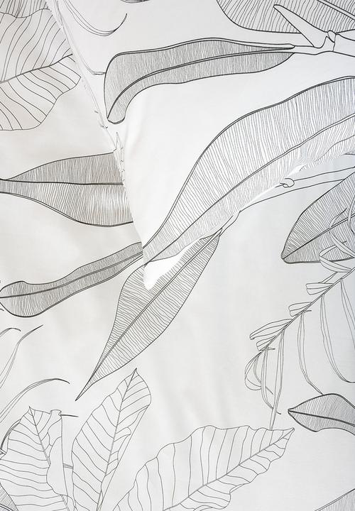 Linen House - Tropical White Duvet Cover Set - white