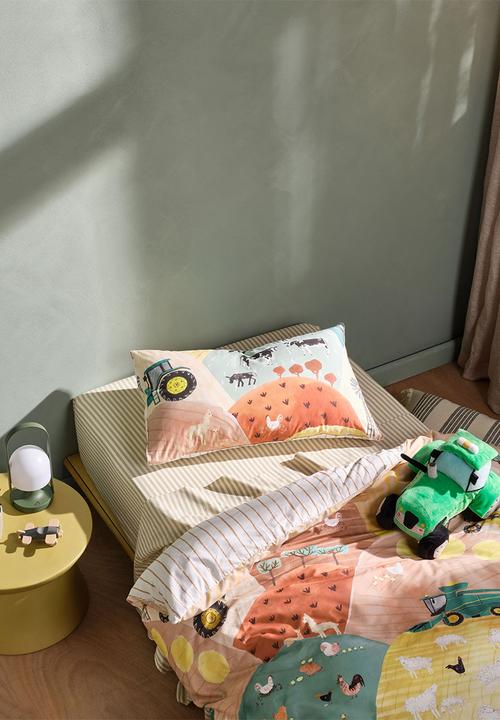 Linen House - Sunset Harvest Rust Duvet Cover Set - multi