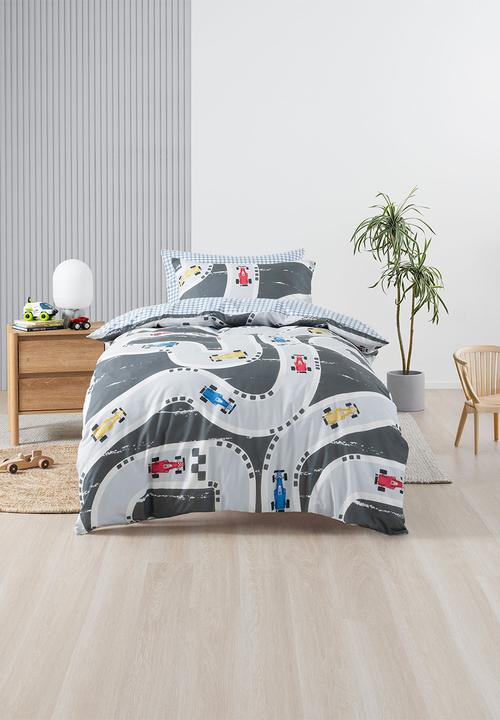 Linen House - Speed Racer Smoke Duvet Cover Set - multi
