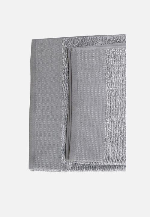 Linen House - Plush Marle Towel - grey