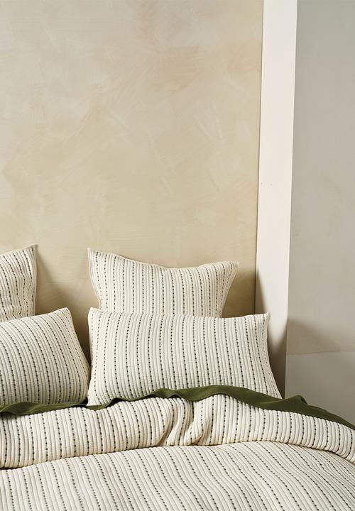 Linen House - Millbrooke Duvet Cover Set - Vanilla