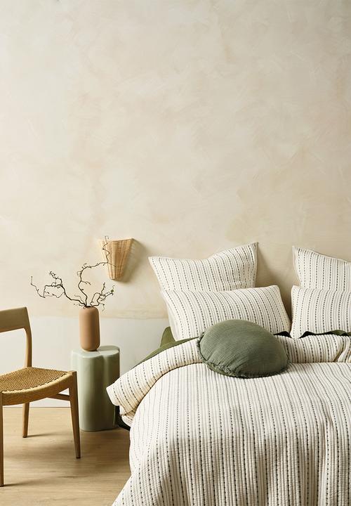 Linen House - Millbrooke Duvet Cover Set - Vanilla
