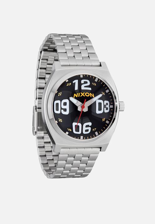 Nixon - Time Teller Watch - Silver & Black