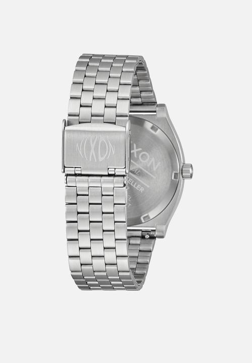 Nixon - Time Teller Watch - Silver & Black