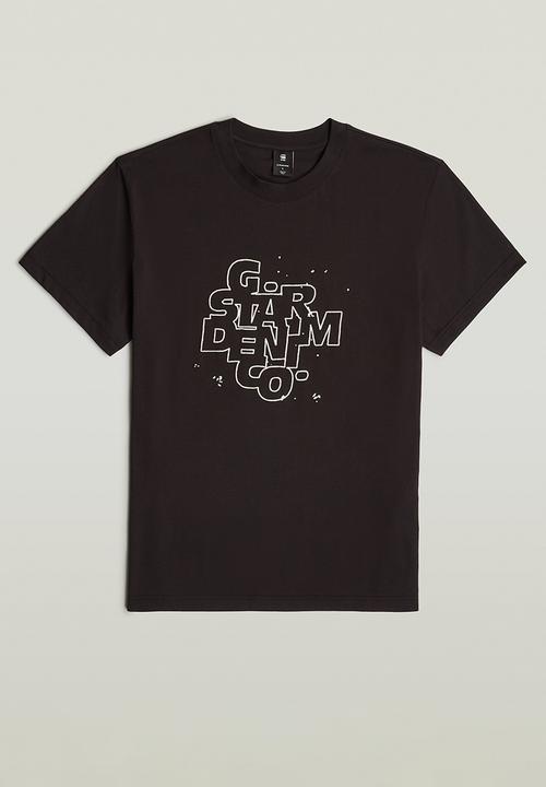 G-STAR - Hd Print R T - Dk Black