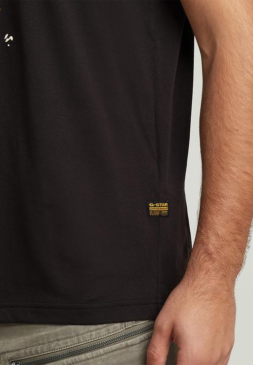G-STAR - Hd Print R T - Dk Black