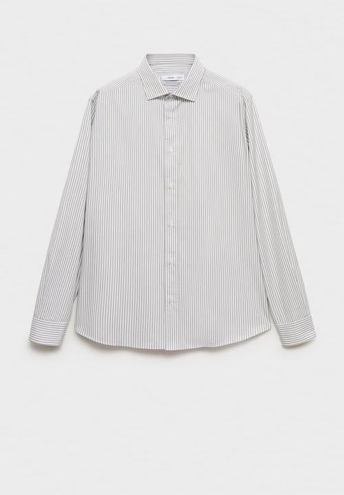 MANGO - Camisa Playr - Khaki