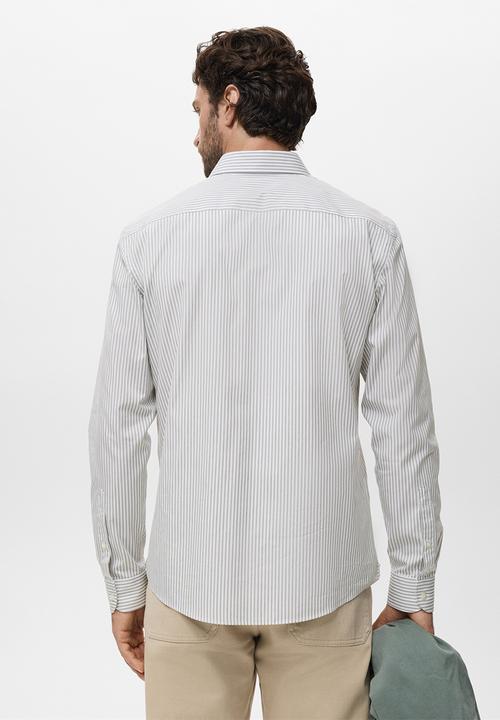 MANGO - Camisa Playr - Khaki