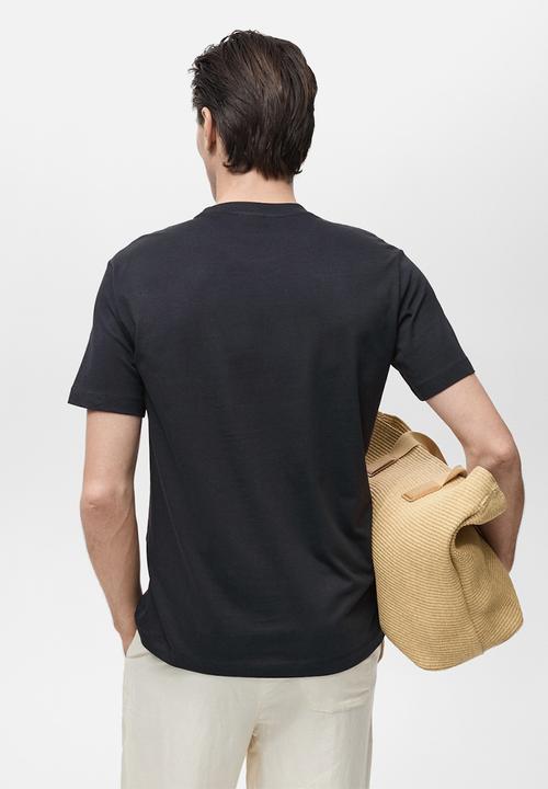 MANGO - Camiseta Cherlo - Navy