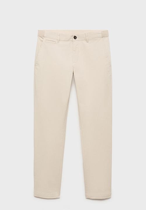 MANGO - Pantalon Prato - Ligth Beige
