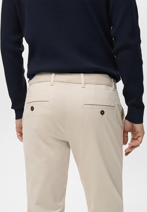 MANGO - Pantalon Prato - Ligth Beige