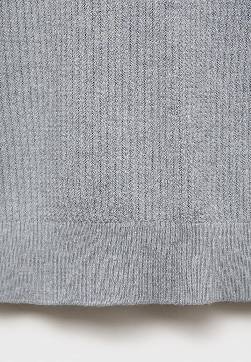 MANGO - Camiseta Tricot Flew - Sky-Blue