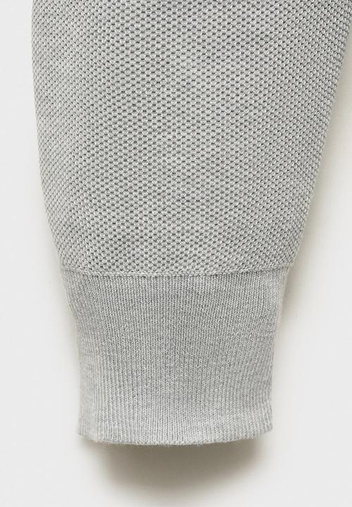 MANGO - Polo Tens - Medium Gray