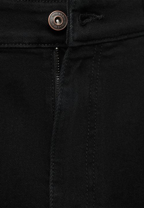 MANGO - Jeans Jude - Black Denim