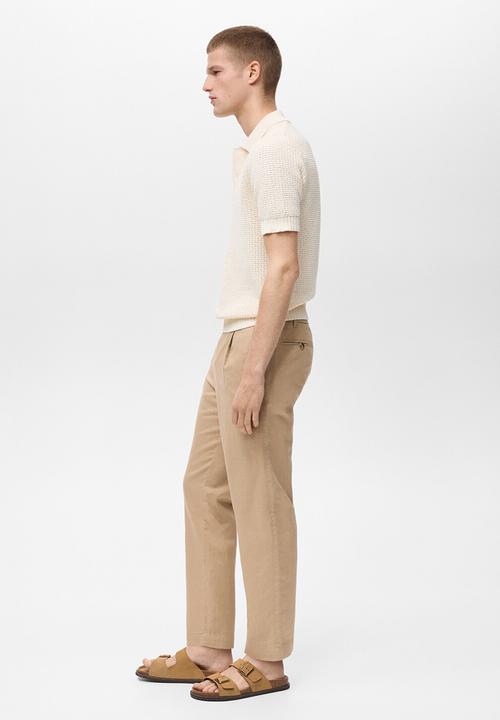 MANGO - Pantalon Romelino - Beige