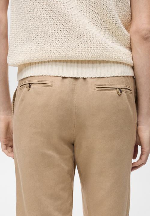MANGO - Pantalon Romelino - Beige