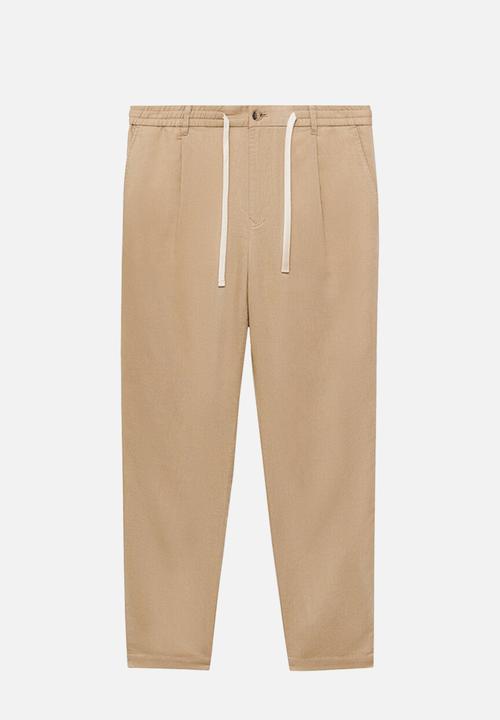 MANGO - Pantalon Romelino - Beige
