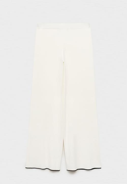 MANGO - Trousers Pipon - Light Beige