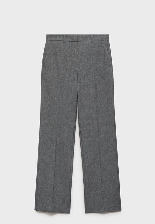 MANGO - Trousers Carlosw - Gray