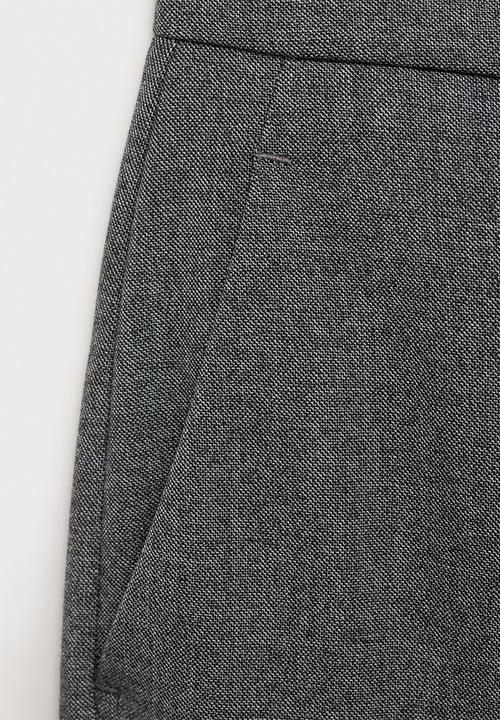 MANGO - Trousers Carlosw - Gray
