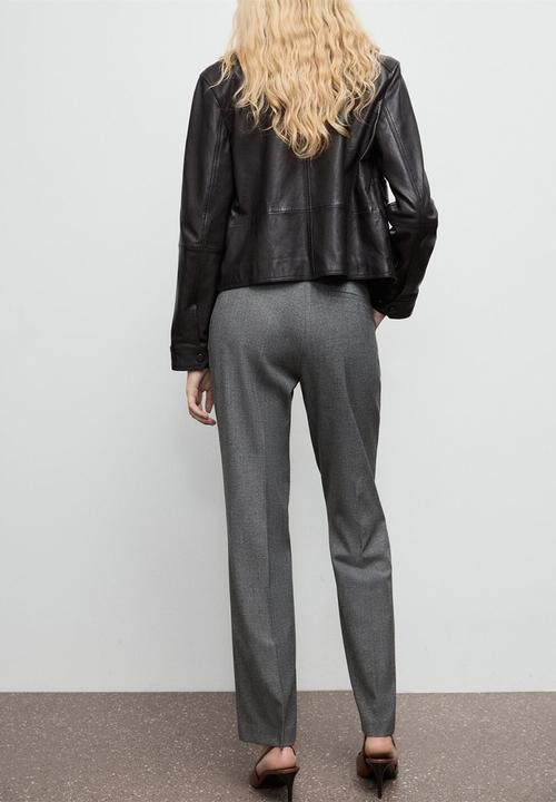 MANGO - Trousers Carlosw - Gray