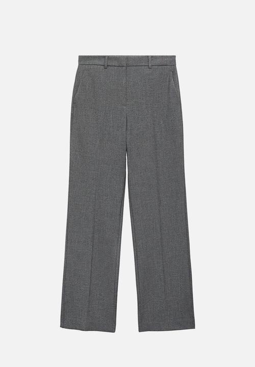 MANGO - Trousers Carlosw - Gray