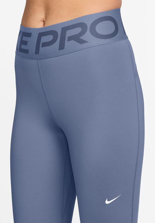 Nike - High-Waisted Full-Length Leggings - Blue