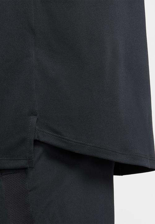 Nike - Stride  Dri-FIT ADV Short-Sleeve Running Top - Black/Silver