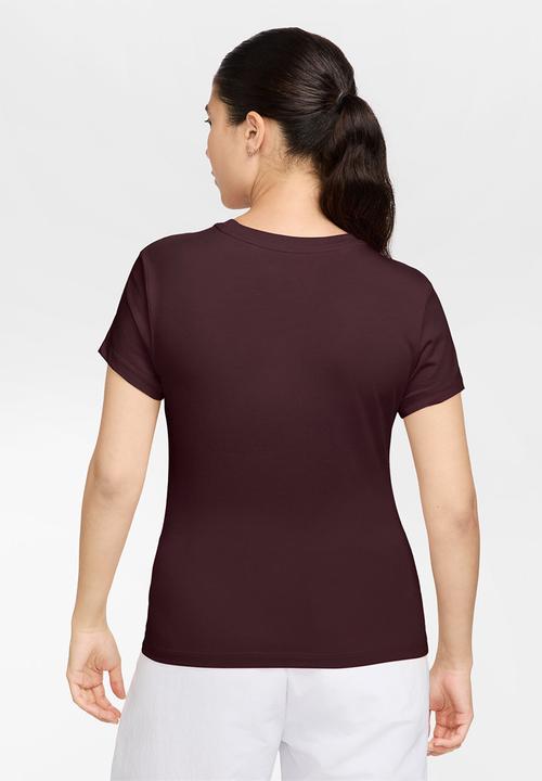Nike - Nsw Crop T-Shirt - Maroon