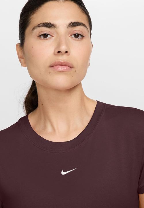 Nike - Nsw Crop T-Shirt - Maroon