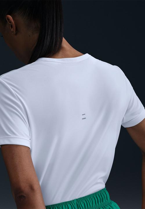 Nike - Dri-Fit Short-Sleeve Running Top - White