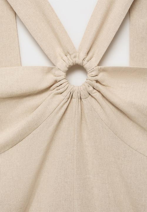 MANGO - Jumpsuit Super - Light/Pastel Brown
