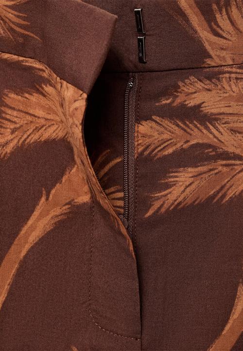 MANGO - Bermudas Lana - Brown