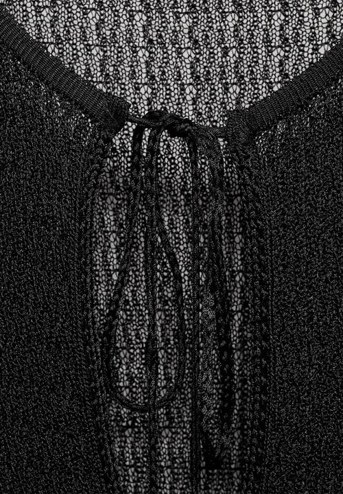 MANGO - Cardigan Bow - Black
