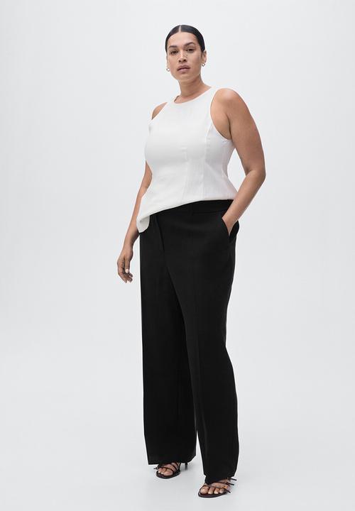 MANGO - Trousers Carlos - Black