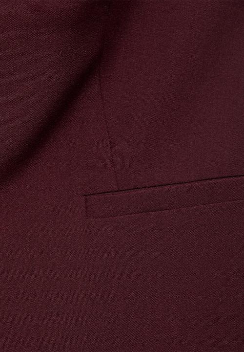 MANGO - Jumpsuit Vesty - Dark Red