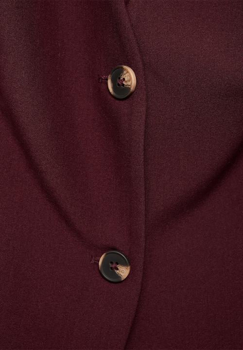 MANGO - Jumpsuit Vesty - Dark Red