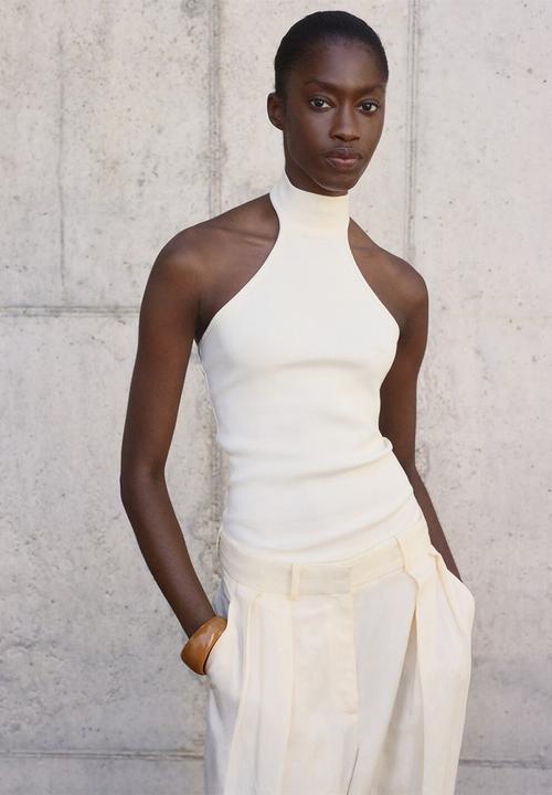 MANGO - Top Duke - Light Beige