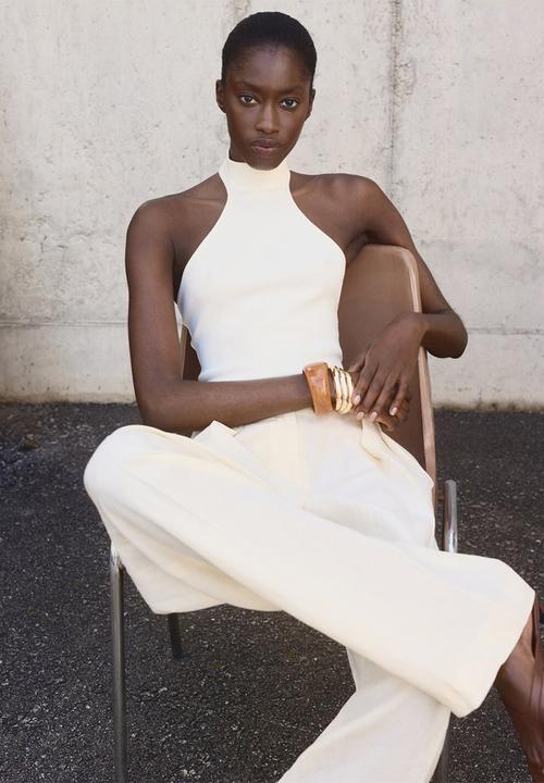 MANGO - Top Duke - Light Beige