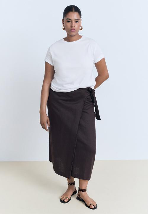 MANGO - T-Shirt Chals - White