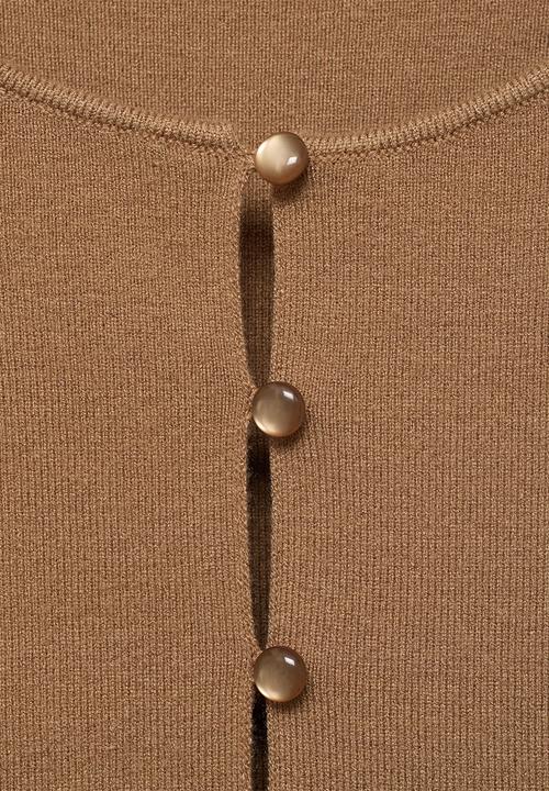 MANGO - Vest Drop - Medium Brown