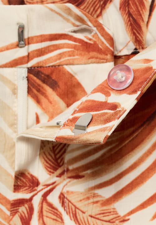 MANGO - Trousers Palm - Natural