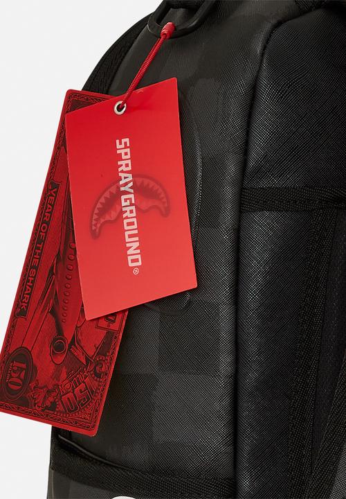 Sprayground - Snoopy painting shark dlxsv backpack - black