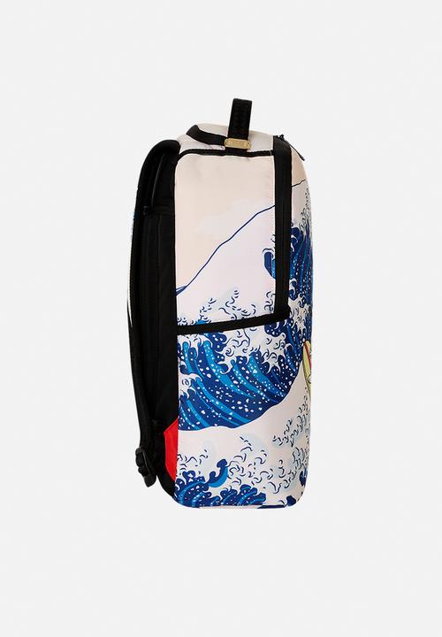 Sprayground - Peanuts surfing hokusai dlxr backpack - cream