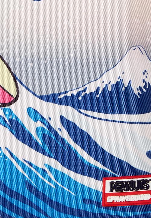 Sprayground - Peanuts surfing hokusai dlxr backpack - cream